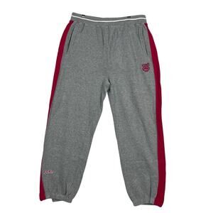 Vintage Ecko Pants Men's XXL Gray Baggy Hip Hop Y2K Sweatpants Side Zip Jogger